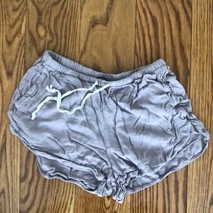 purple/grey brandy melville shorts